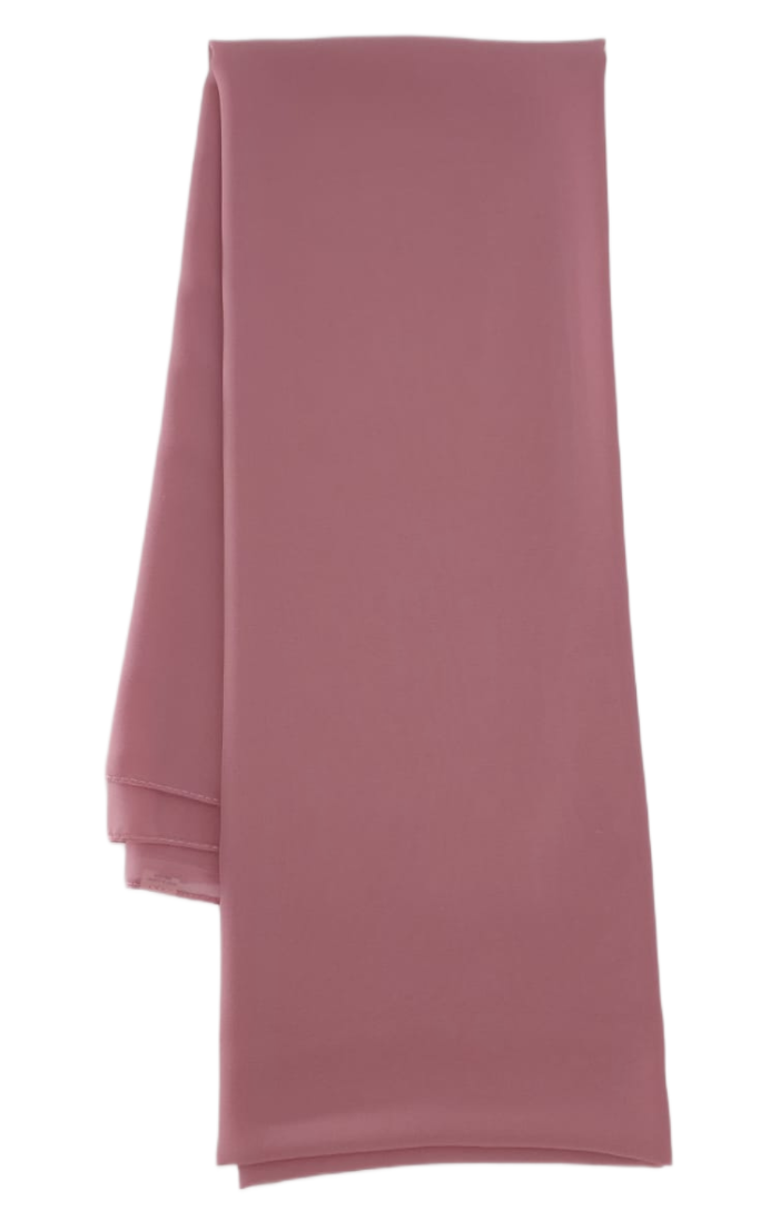 CHIFFON SJAL - BABY PINK