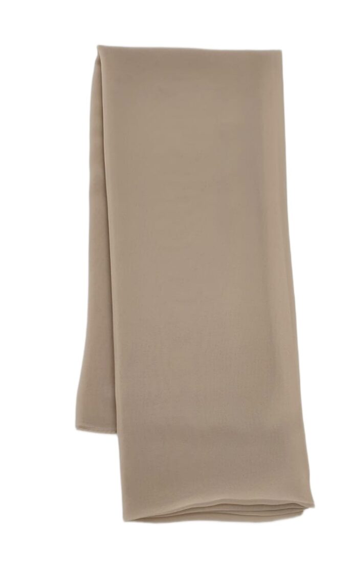 CHIFFON SJAL - BEIGE