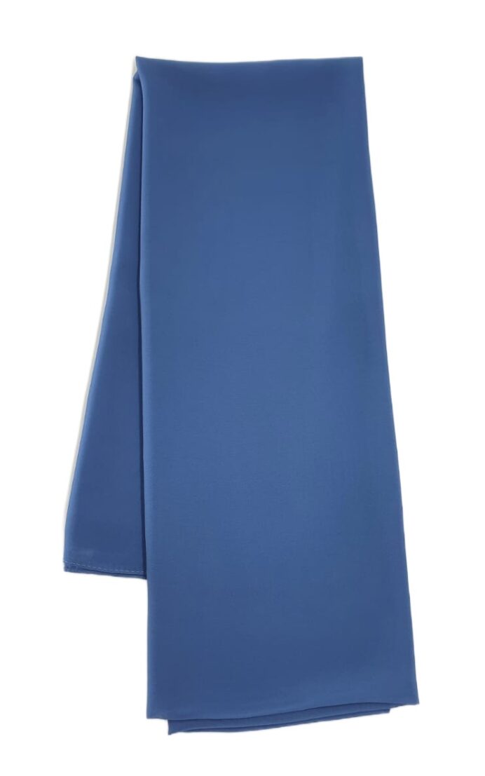 CHIFFON SJAL - BLUE