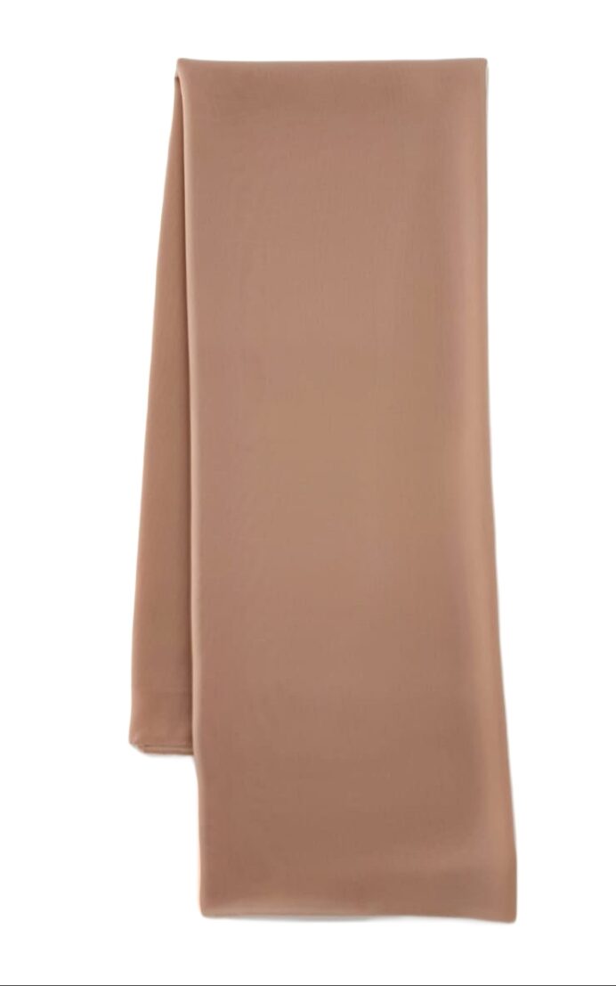 CHIFFON SJAL - CHESTNUT