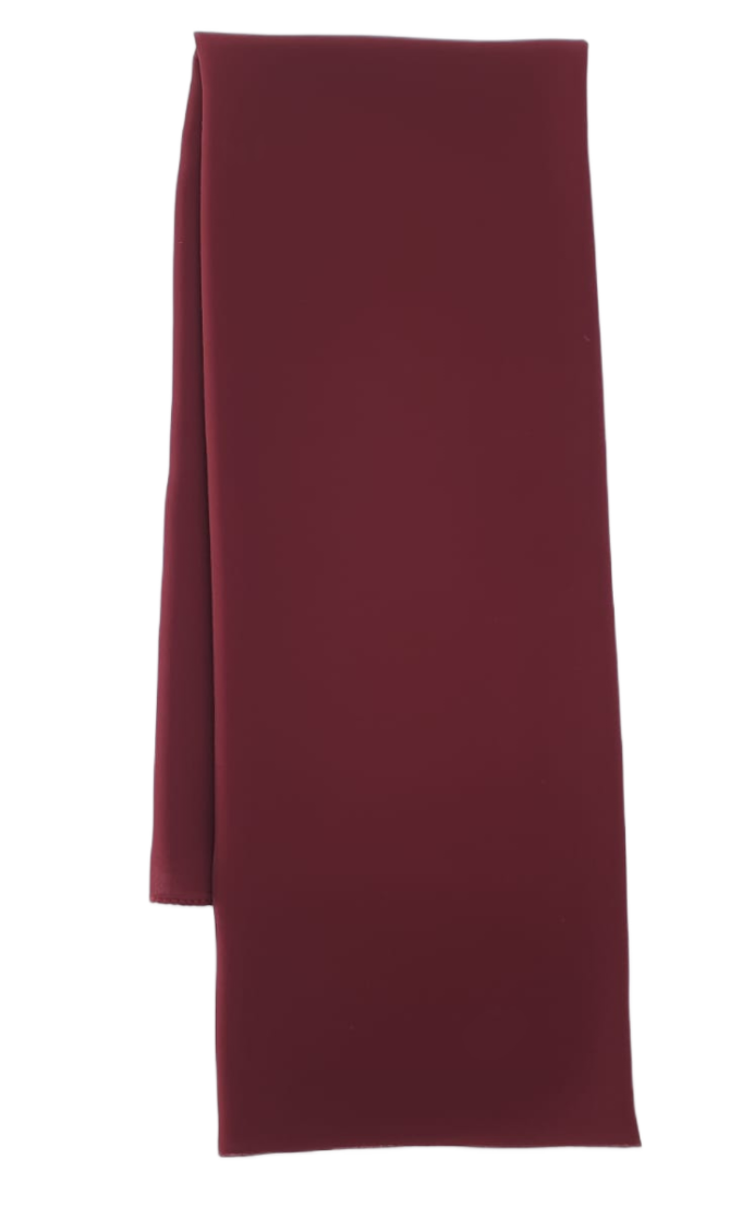 CHIFFON SJAL - CURRANT