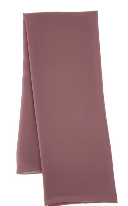 CHIFFON SJAL - DARK MAUVE
