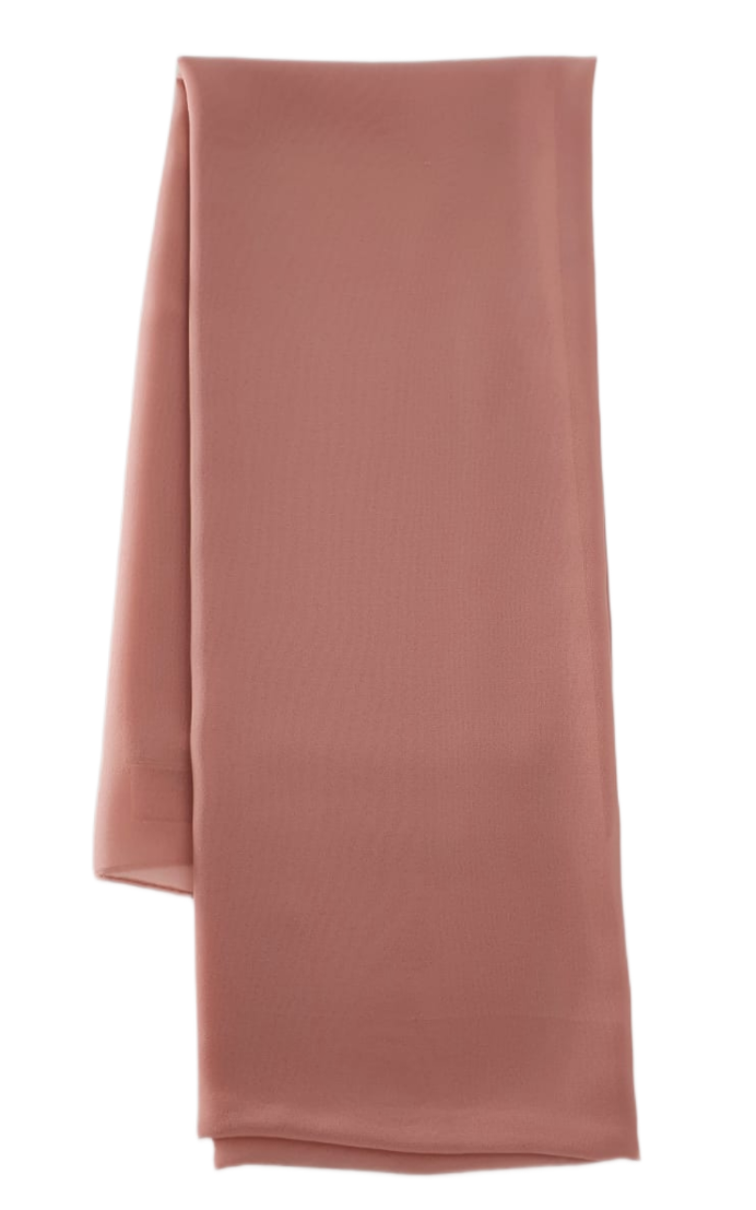 CHIFFON SJAL - SKIN PINK