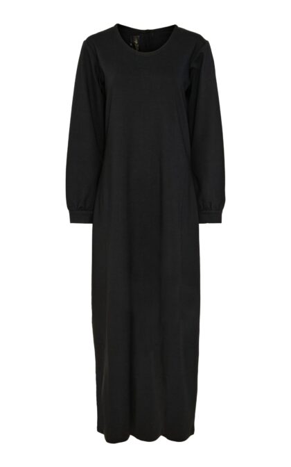 Bæredygtig ponte knit kjole - sort