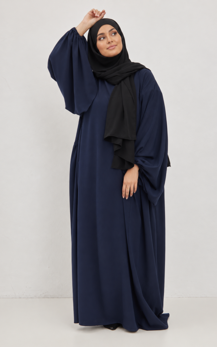 Tall abaya længde 160 cm - blå