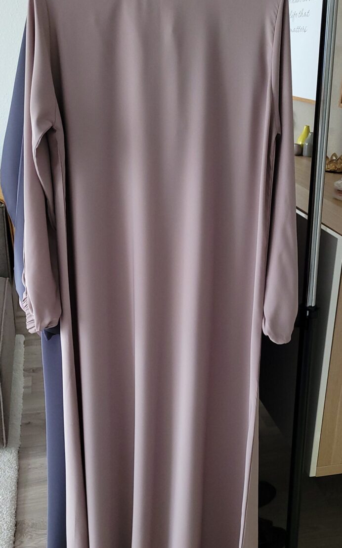 Noor Shams abaya med tilhørende bælte- blush pink