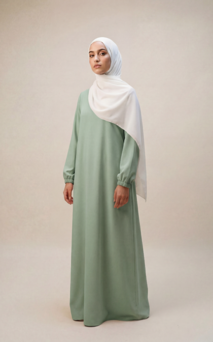Noor Shams abaya - mint