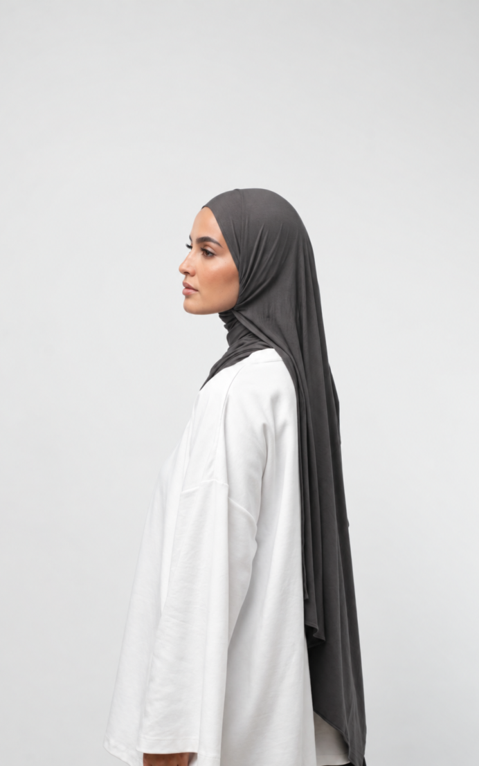 Bamboo hijab - grå